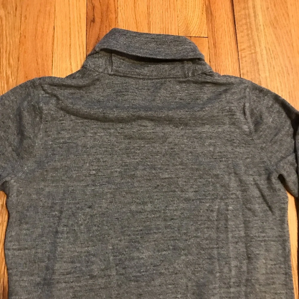 J. Crew Men's Gray Shawl Collar Sweater Small